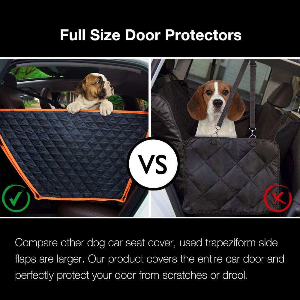  Active Pets Dog Car Seat Cover for Back Seat. Car Seat  Protector Dog Hammock for Car - Waterproof Pet Back Seat Cover for Trucks,  Sedans & SUVs - Use with